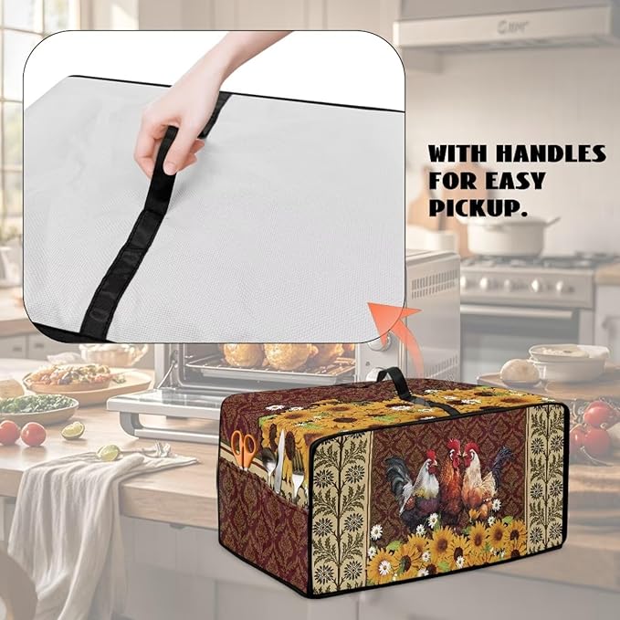 Microwave Oven Cover Waterproof Heavy Duty Microwave Oven Dust Cover - Image 5