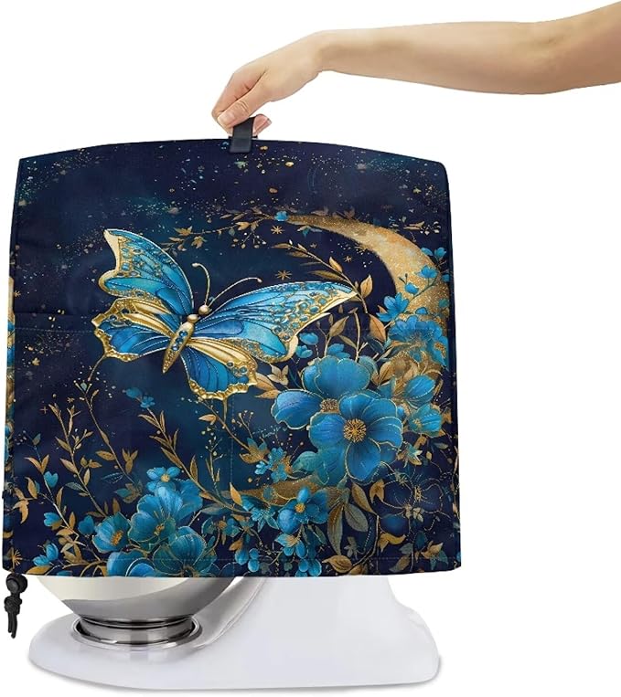Blue Butterfly Flower Mixer Covers Dust Mixer Covers - Image 4