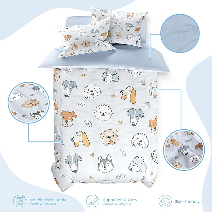 SANDJEST Dog Duvet Cover Sets Full Size - Image 3