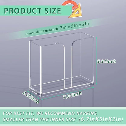 Napkin Holder, Vertical Disposable Hand Towel Holder - Image 5