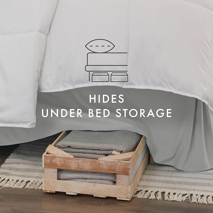 Linen Market Bed Skirt - Image 3