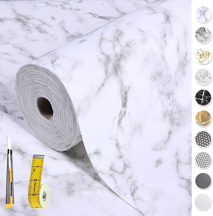 2-Layer Drawer and Shelf Liner for Kitchen Cabinet: 12 in X 20 Ft Non Slip by Kimhan