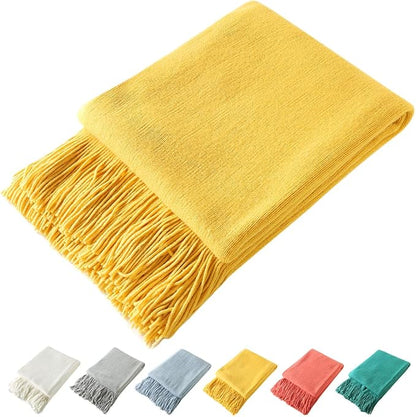 Homiest Decorative Knitted Throw Blanket by Homiest