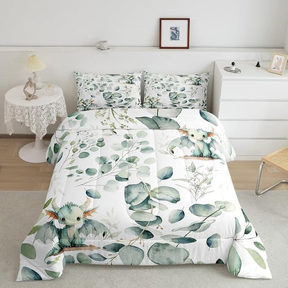 Erosebridal Boys Magic Animal Full Size Comforter Set Cute Dragon Bedding Set - Image 2