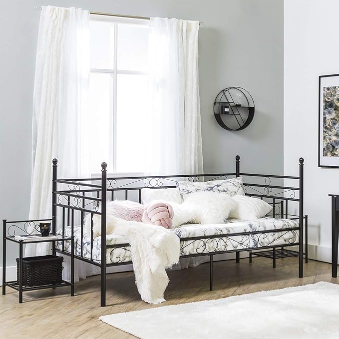 Bed Skirt - Ruffled Bed Skirt 12 Inch Drop Dust Ruffle - Dust Ruffle Bedskirt - Image 5