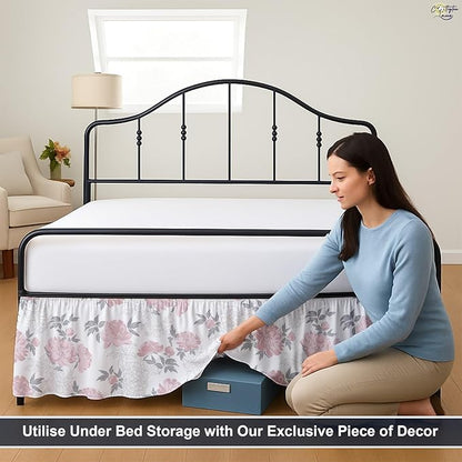 Cottington Lane Ruffled Bed Skirt Full Size - Image 5