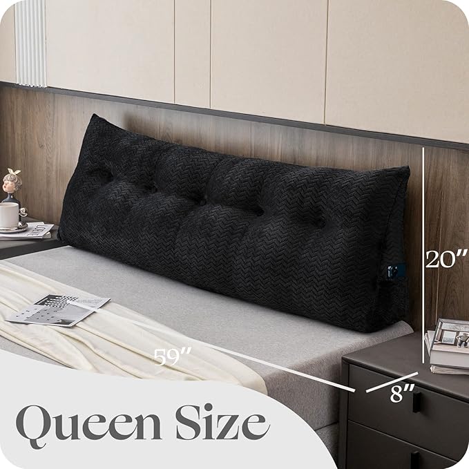 Large Bolster Triangular Headboard Wedge Backrest Positioning Support Bed Rest - Image 2