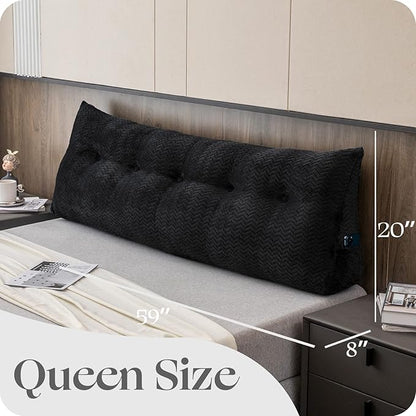 Large Bolster Triangular Headboard Wedge Backrest Positioning Support Bed Rest - Image 2
