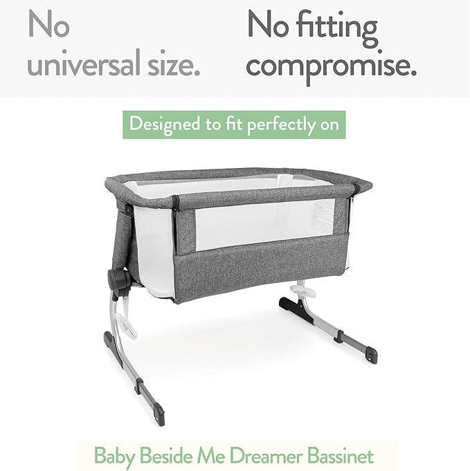 Bassinet Fitted Sheets 33x20 for Baby Beside Dreamer Bassinet & Bedside Sleeper - Image 2