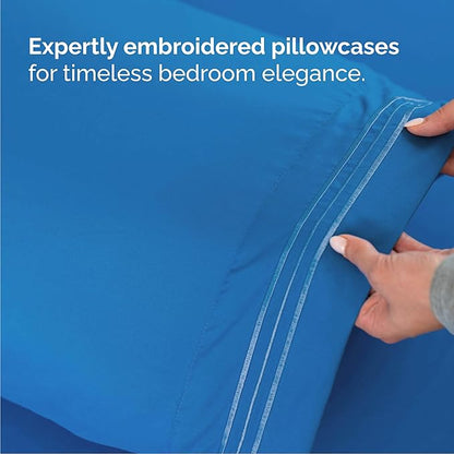 Queen Size 4 Piece Sheet Set - Image 6