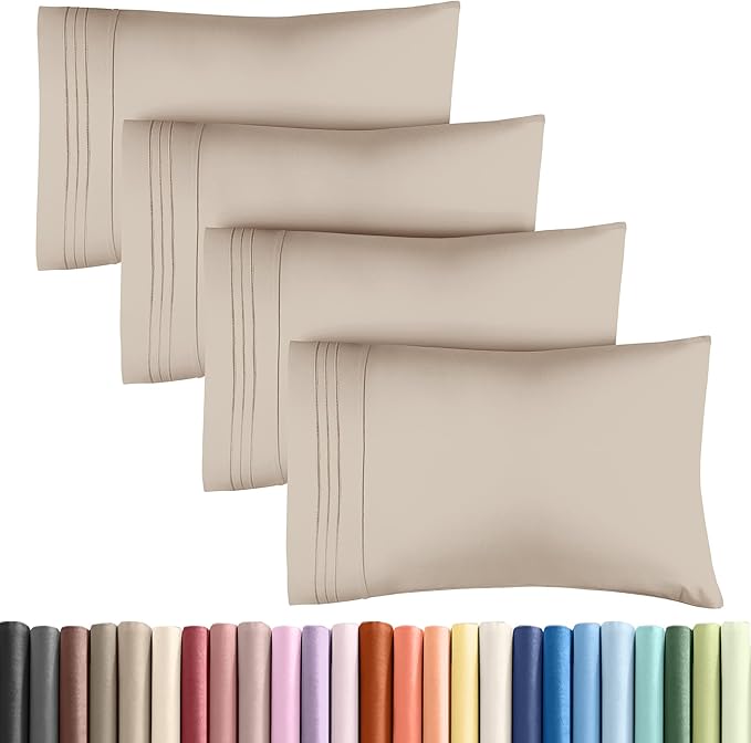 Queen Pillow Cases Set of 4 by CGKUnlimited