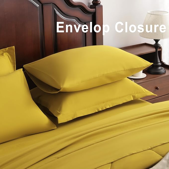 NTBAY King Comforter Set with Sheets, 7 Pieces Soft and Breathable King Bedding - Image 5