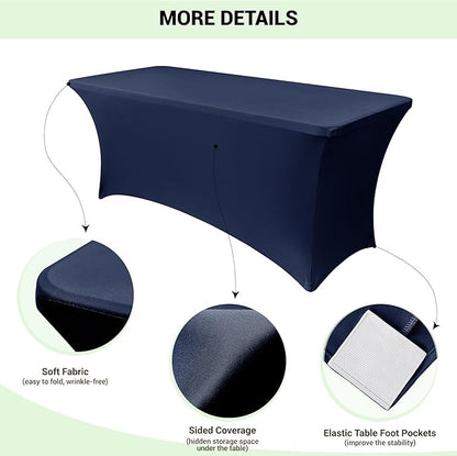 Obstal 4Ft Stretch Spandex Table Cover - Image 3
