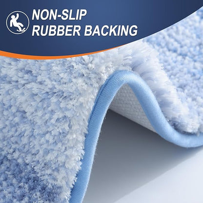 OLANLY Bathroom Rugs Mat 24x16, Extra Soft Absorbent Microfiber Bath Rugs - Image 5