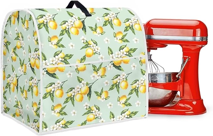 Lemon Mixer Cover for Kitchen Aid 4.5-5 Quart Stand Mixers, Universal Kitchen - Image 4