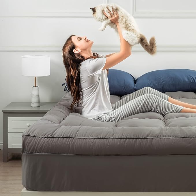 Marine Moon Mattress Topper Queen, Marine Moon Cooling Bed Topper Cover - Image 7
