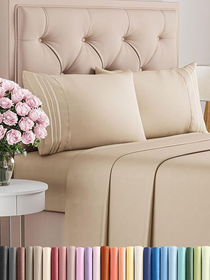 King Size 4 Piece Sheet Set by CGKUnlimited