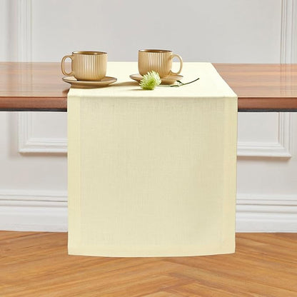 Solino Home Linen Table Runner 120 Inches Long - Image 2