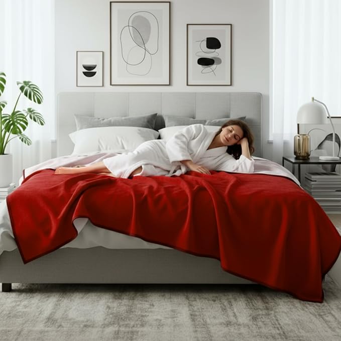 Waterproof Blanket for Bed Couch Sofa, Fleece and Flannel Waterproof Mat - Image 6