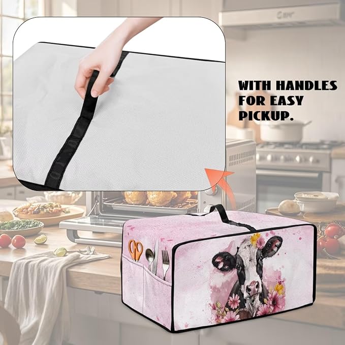Air Fryer Toaster Oven Dust Cover Washable Fabric Convection Oven Protector - Image 4