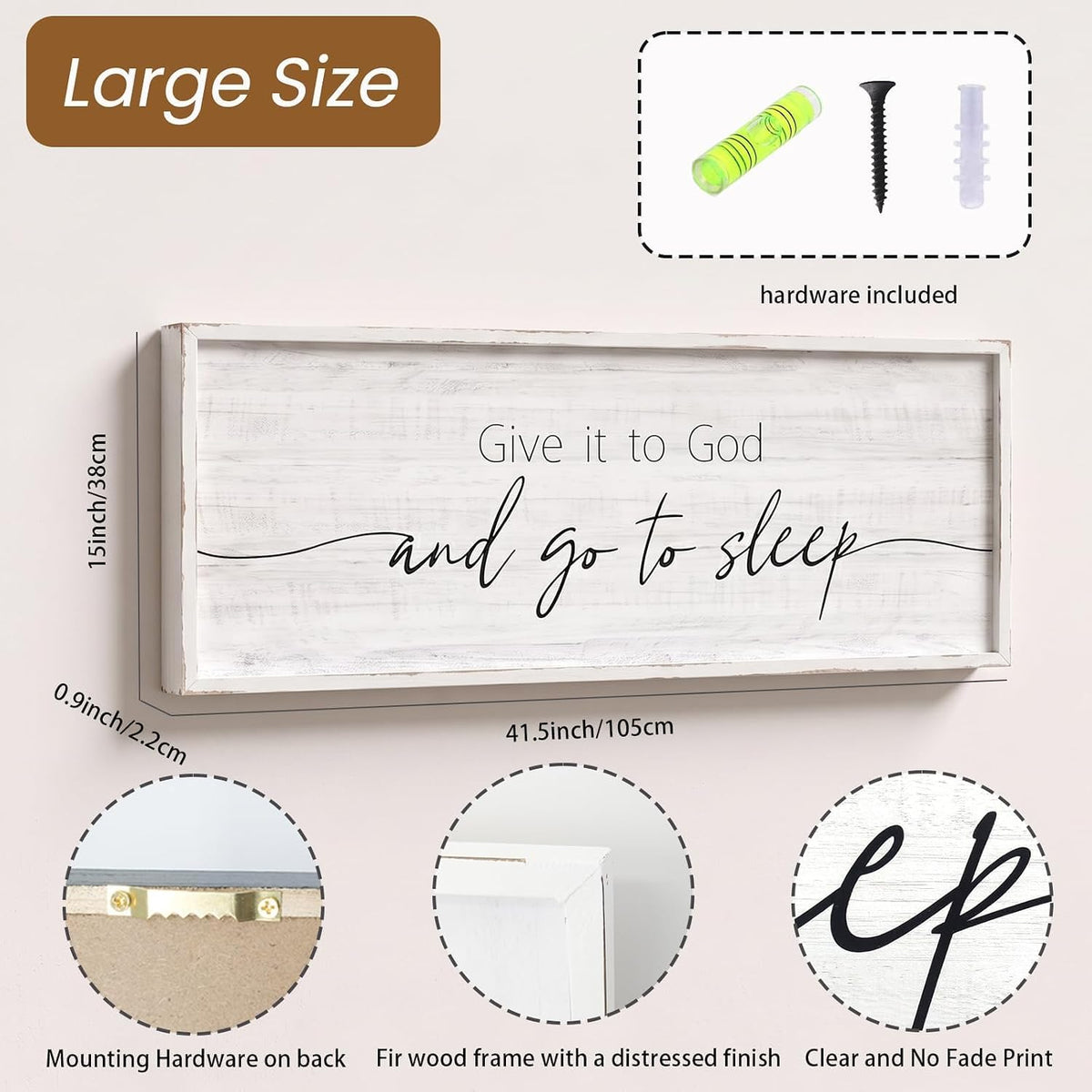 give it to god and go to sleep shown in use