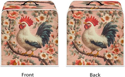 Mumeson Rooster Flower Coffee Maker Cover Blender Dust Cover, Coffee Machine - Image 7