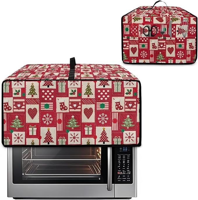 Christmas Decor Air Fryer Toaster Oven Dust Cover Washable Convection Oven - Image 2