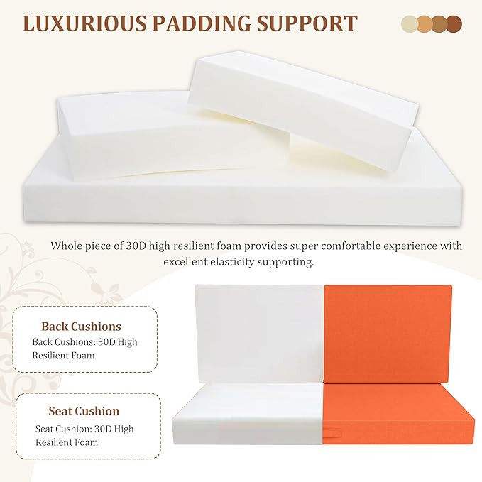 Outdoor Loveseat Cushions, 46x24 Outdoor Chair Cushions - Image 2