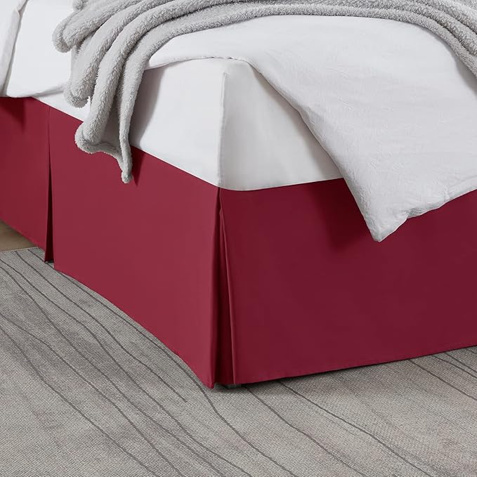 Nestl Red Heaven Bed Skirt King Size by Nestl
