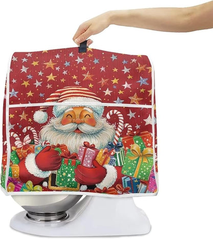 Christmas Stand Mixer Cover Dust Cover Santa Claus Red Stand Mixer Covers - Image 4