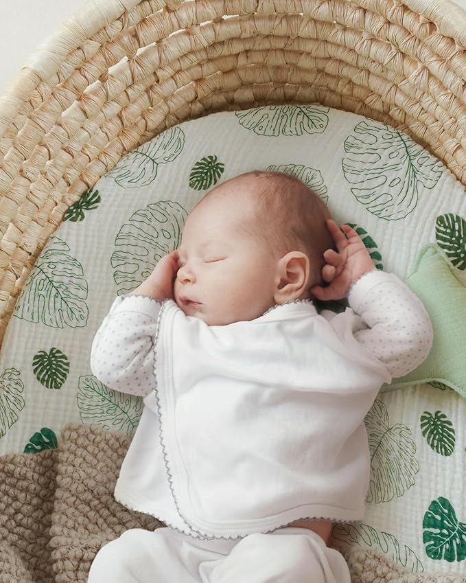 Blissful Diary Muslin Bassinet Sheets - Image 3