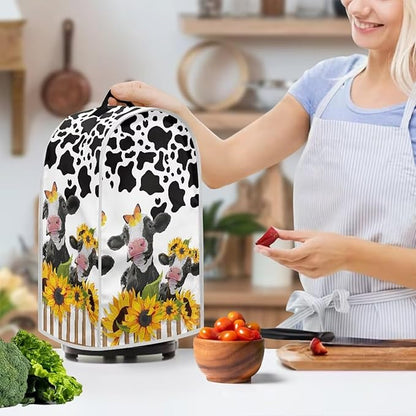 Sunflower Animal Cow Print Blender Dust Covers - Image 3