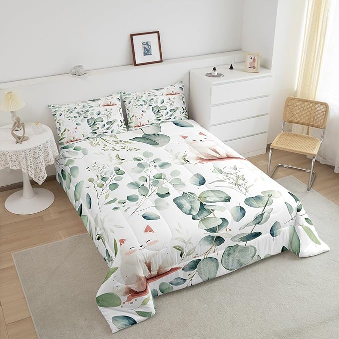 Erosebridal Kawaii Cat Toddler Comforter Set - Image 4