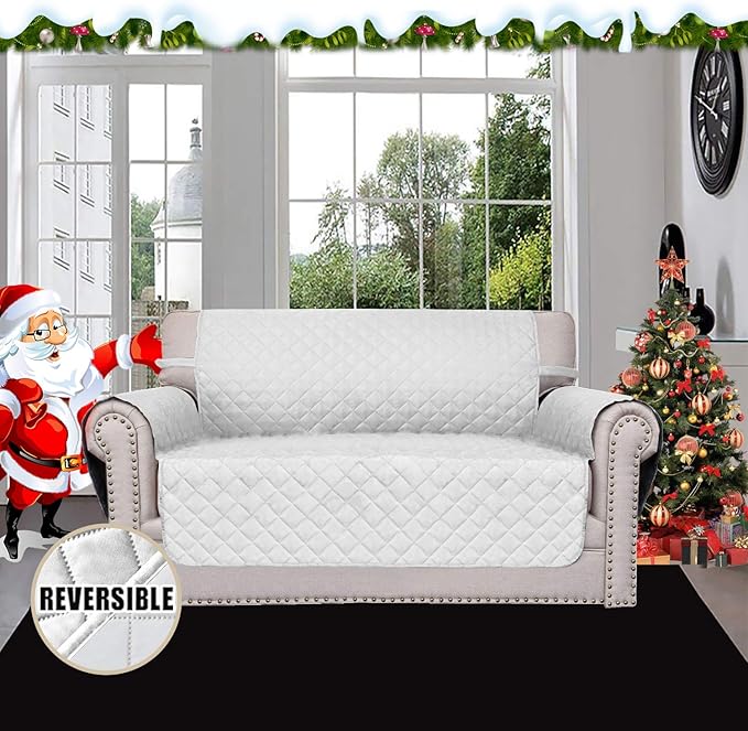 Easy-Going Reversible Loveseat Couch Cover - Image 2