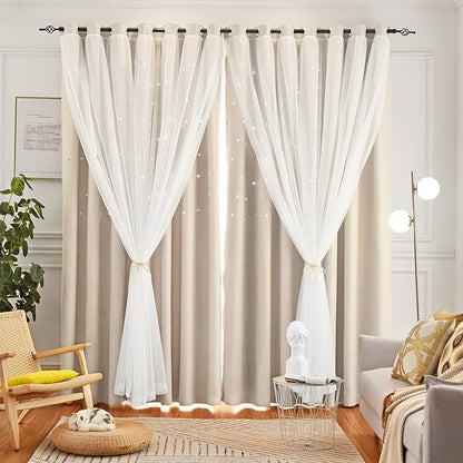 Stars Blackout Curtains by Loyala