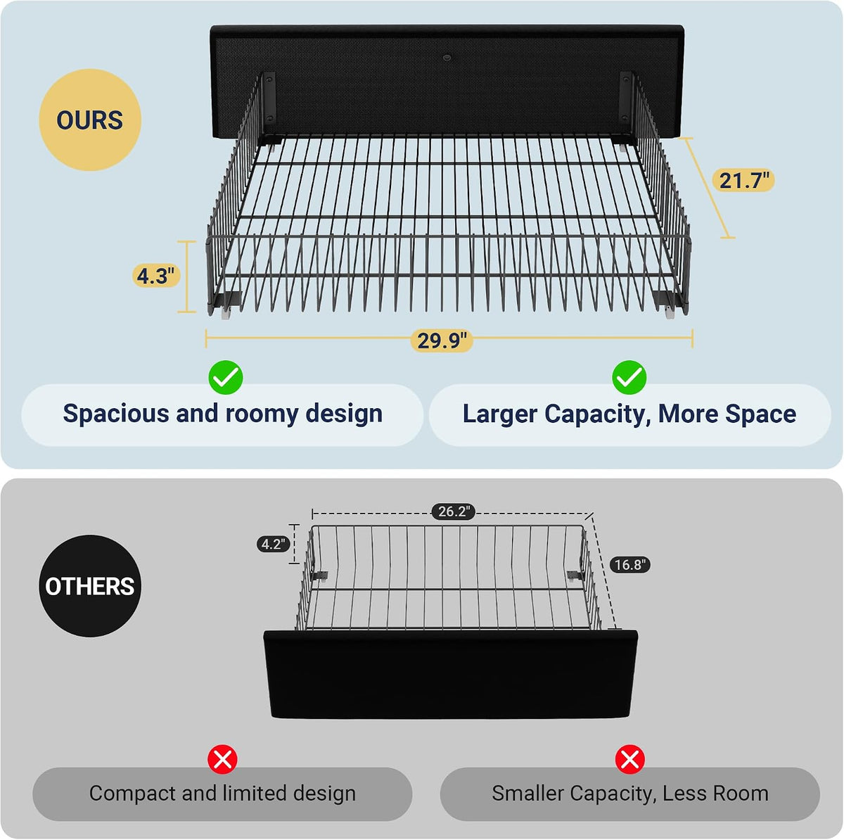 allewie modern queen size platform bed frame with on a desk or shelf