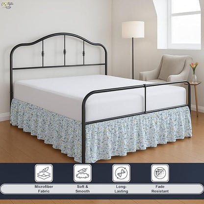 Cottington Lane Ruffled Bed Skirt King Size - Image 3
