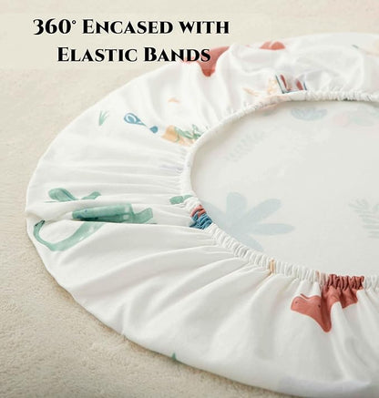 SDY Jersey Dinosaur Bassinet Sheets - Image 5