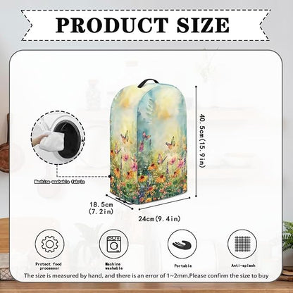 Daisy Floral Butterfly Drawstring Blender Cover Kitchen Appliance Anti - Image 6