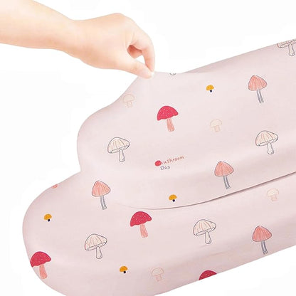 SDY Jersey Mushroom Bassinet Sheets by SDYSoftnessDefinedbyYou