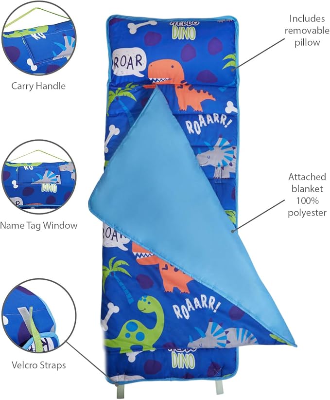 EVERYDAY KIDS Nap Mat with Removable Pillow - Image 7