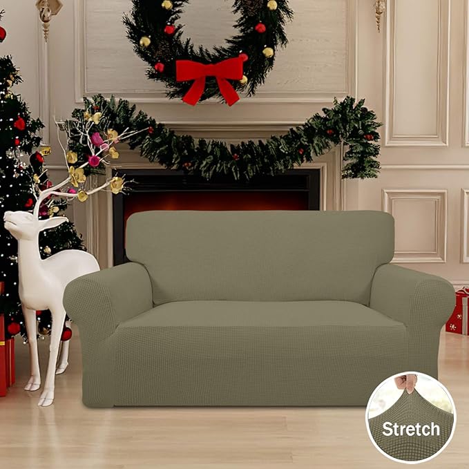 Easy-Going Stretch Loveseat Slipcover 1-Piece Sofa Cover Furniture Protector - Image 2