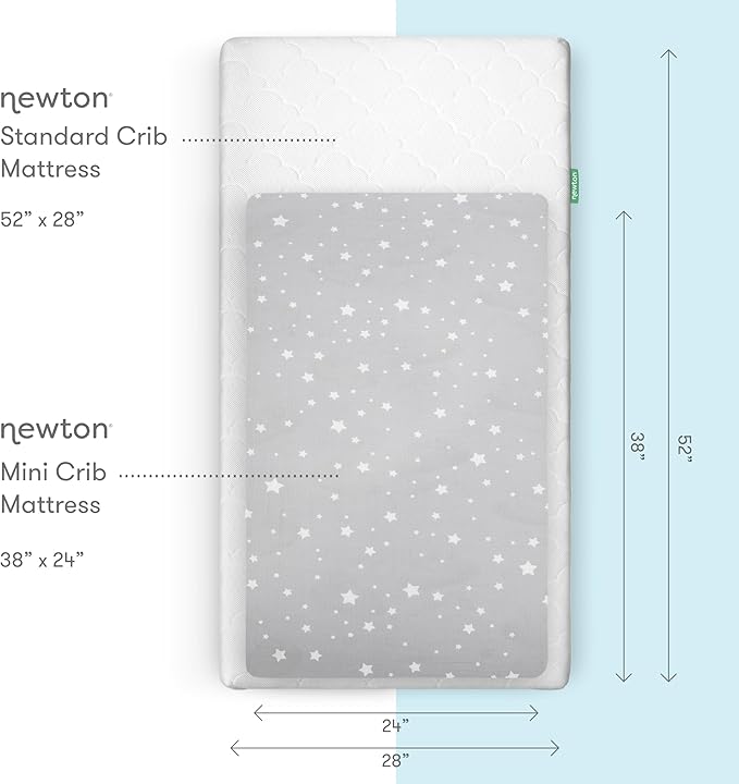 Newton Baby Fitted Mini Crib Sheets | Organic Muslin Cotton, Breathable & Soft - Image 2