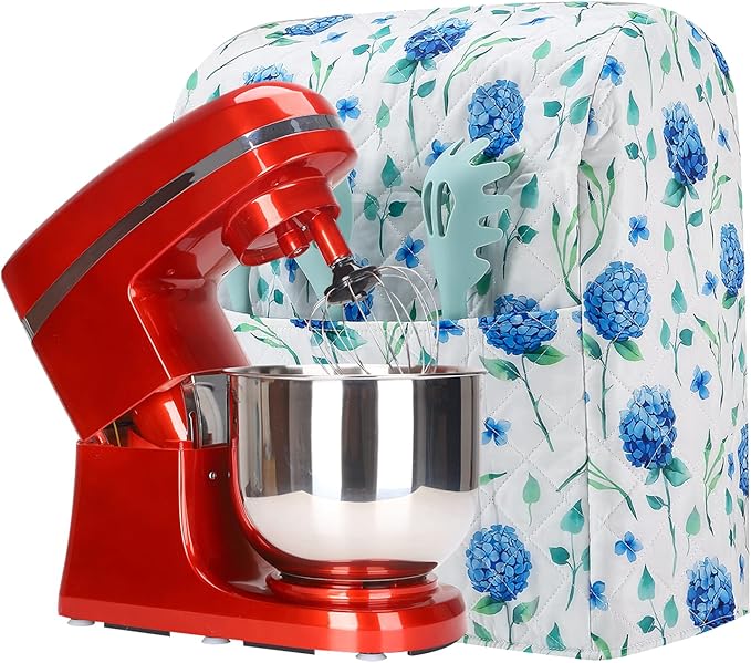 Stand Mixer Cover, Hydrangea Kitchen Mixer Cover Compatible by CEMGYIUK