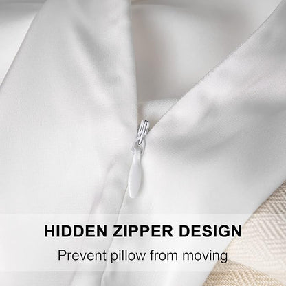 2 Pcs Mulberry Silk Pillowcase for Hair and Skin, Cooling Silk Pillow Case - Image 3