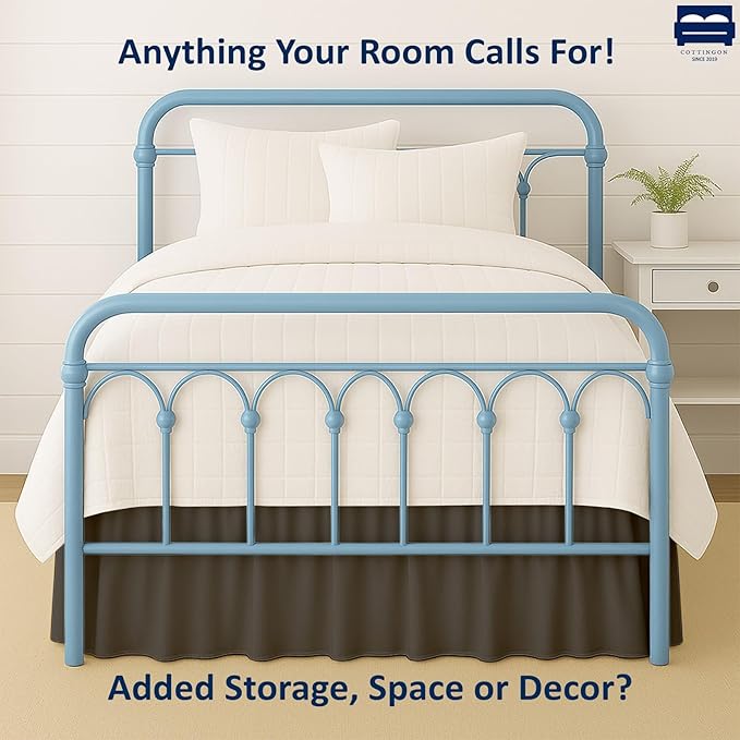 Cottingon Bed Skirt Twin 12" Drop - Image 4