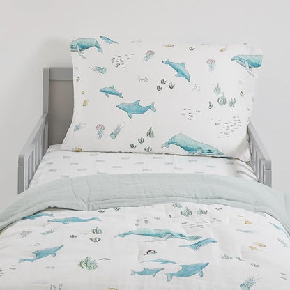 Little Unicorn Toddler Bedding 3-Piece Set | Super Soft & Breathable Muslin - Image 3