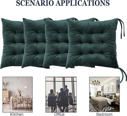 Set of 4 Chair Cushions for Dining Chairs - Image 5