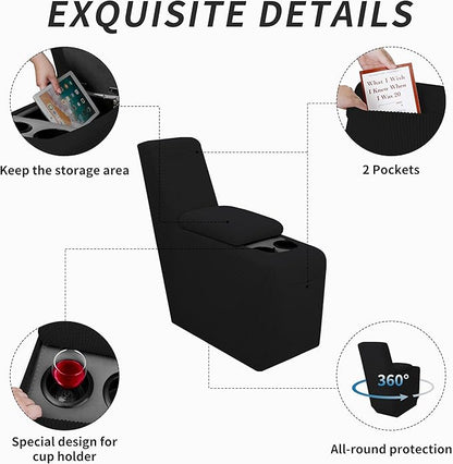 Easy-Going 2-Piece Recliner Console Cover - Image 3