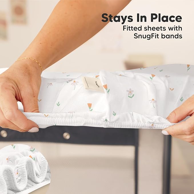 2-Pack Mini Crib Sheets Fitted - Image 6
